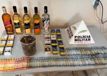 Furto em supermercado termina com três presos em Santa Fé de Minas