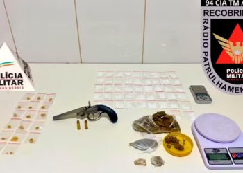 Em Unaí: homem com passagens por tráfico e homicídio é preso após a PM saber que ele estaria vendendo drogas em área de mata