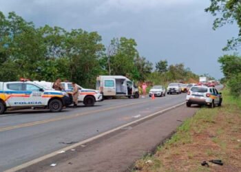 Policial Militar morre em acidente envolvendo dois carros na BR-365, próximo a Coração de Jesus
