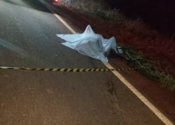 Ciclista morre atropelado na LMG-740 e motorista foge sem prestar socorro em Lagoa Grande