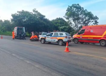 Militar da Aeronáutica é socorrido de helicóptero após acidente na BR-040, mas não resiste aos ferimentos