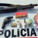 Operação de combate a homicídios apreende armas, drogas e dinheiro