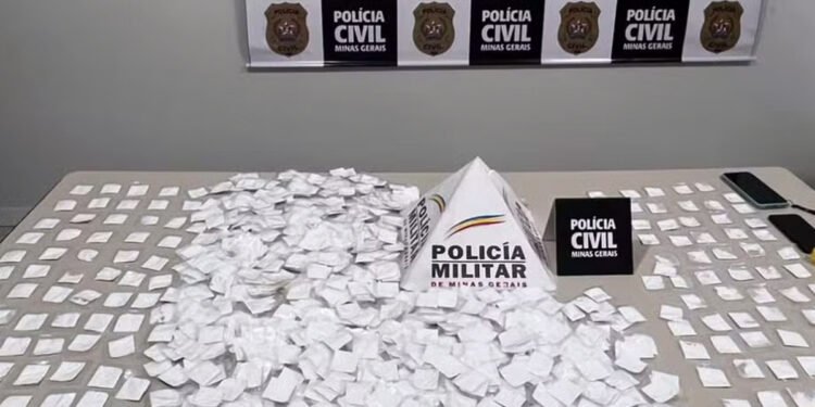 Operação termina com irmãos detidos e apreensão de 903 papelotes de cocaína em Taiobeiras