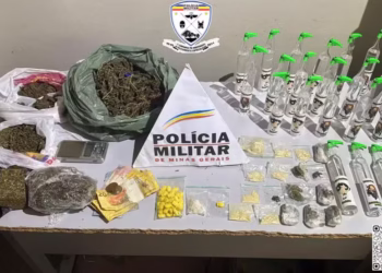 Adolescente é apreendido ao tentar descartar pochete com drogas em Montes Claros