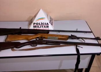 Menores de 15 anos são apreendidos após furto de armas de lava jato, em Corinto