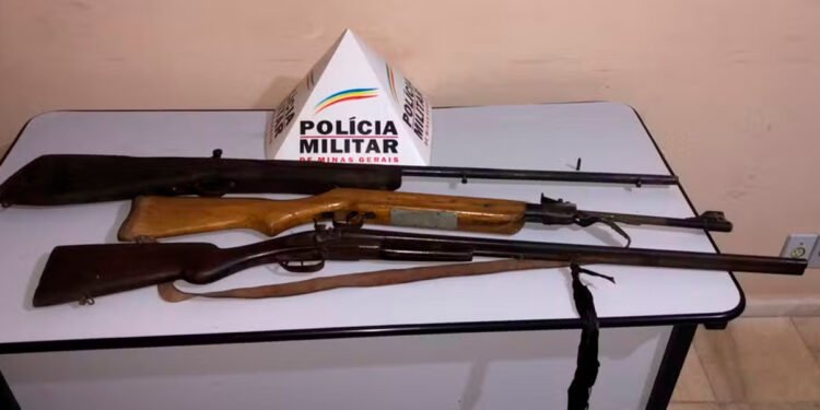 Menores de 15 anos são apreendidos após furto de armas de lava jato, em Corinto