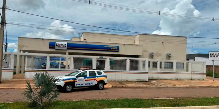 Unidade da Polícia Militar em Buritis — Foto: Polícia Militar