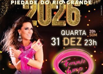 Piedade do Rio Grande celebra a chegada de 2026 com show de Fernanda Garcya