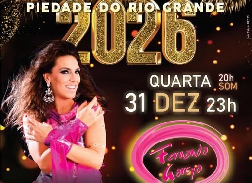 Piedade do Rio Grande celebra a chegada de 2026 com show de Fernanda Garcya