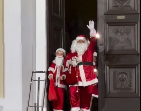 Natal Mágico em Pratápolis: Circo Lonart e Papai Noel Encantam o Público