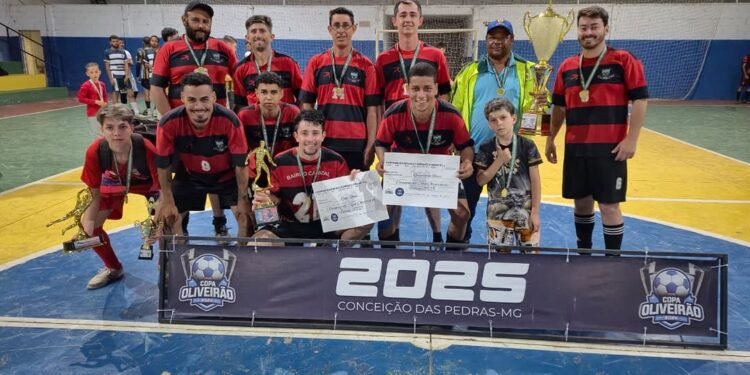 Com grande sucesso, Conceição das Pedras promoveu a 1ª Copa Oliveirão de Futsal e coroou campeões em duas categorias