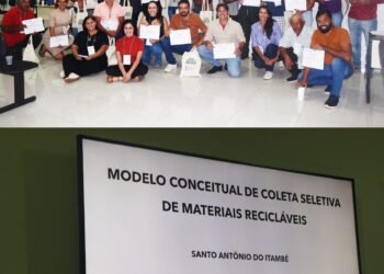 Santo Antônio do Itambé inicia construção de modelo para coleta seletiva