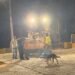 Equipe da Secretaria de Obras realiza limpeza após celebrações de Corpus Christi em Dom Silvério