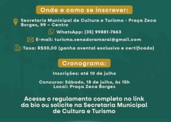 Senador Amaral abre inscrições para concurso Sabores de Inverno até 10 de julho