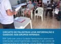 Palestras orientam pacientes sobre hipertensão e diabetes em comunidades de Alto Jequitibá