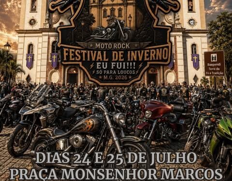 Baependi recebe Moto Rock com seis atrações nos dias 24 e 25 de julho