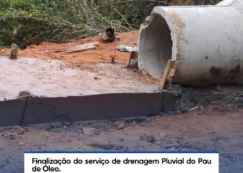 Prefeitura de Tiradentes conclui obra de drenagem pluvial na comunidade do Pau de Óleo