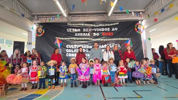 CEMEI de Silvianópolis realiza Arraiá com alunos, famílias e equipe escolar